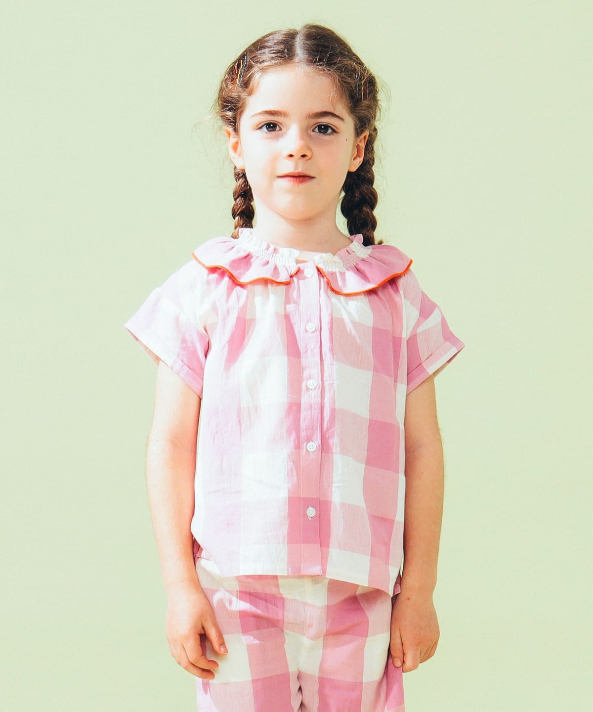 hello Simone / CARLIE ブラウス 2025SS(4 12才) シャツ・ブラウス Check Lila 8-10Y hello Simone / CARLIE ブラウス 2025SS(4 12才) シャツ・ブラウス Check Lila 8-10Y