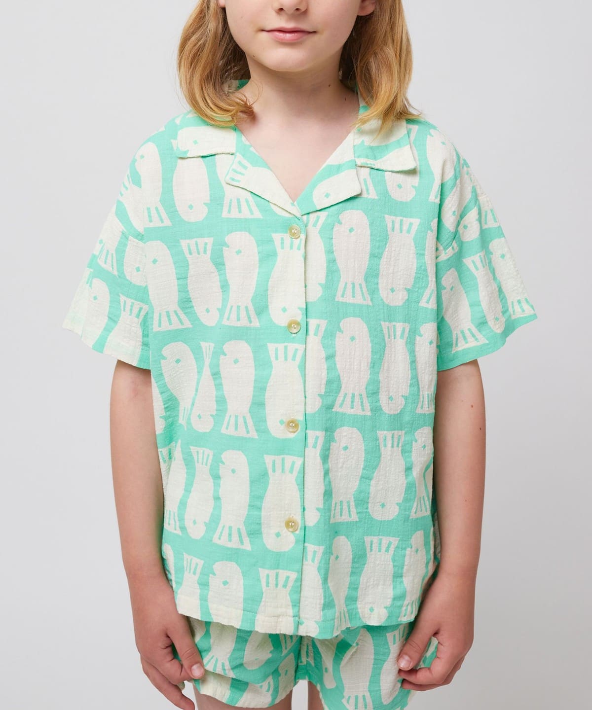 【モアバリエーション開催】BOBO CHOSES ボボショーズ / キッズ ラッキーフィッシュ シャツ 2025SS(2 9才) シャツ・ブラウス LIGHT GREEN 8-9Y 【モアバリエーション開催】BOBO CHOSES ボボショーズ / キッズ ラッキーフィッシュ シャツ 2025SS(2 9才) シャツ・ブラウス LIGHT GREEN 8-9Y