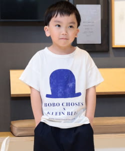 BOBO CHOSES / CHAPEAU KLEIN BLUE Tシャツ（2～11才）