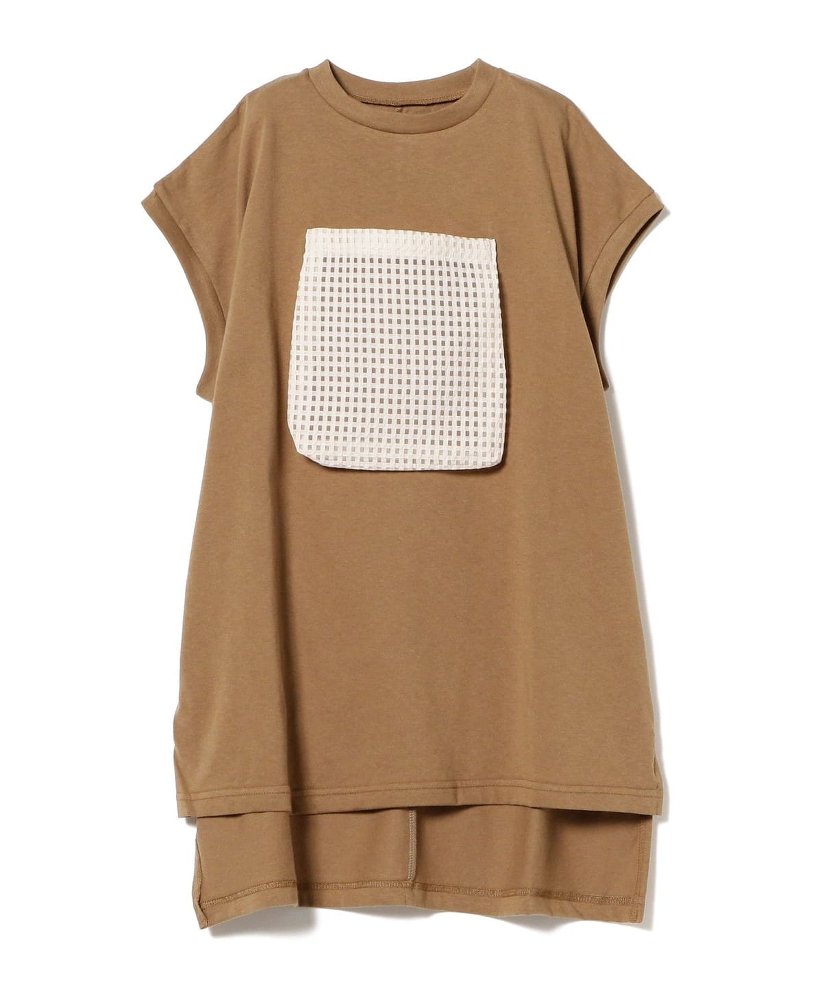 michirico ミチリコ / フロントポケット ロング Tシャツ (100 115cm) Tシャツ・カットソー ナッツブラウン M(100-115) michirico ミチリコ / フロントポケット ロング Tシャツ (100 115cm) Tシャツ・カットソー ナッツブラウン M(100-115)