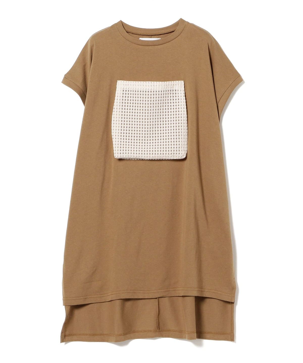 michirico ミチリコ / フロントポケット ロング Tシャツ (115 150cm) Tシャツ・カットソー ナッツブラウン L(115-130) michirico ミチリコ / フロントポケット ロング Tシャツ (115 150cm) Tシャツ・カットソー ナッツブラウン L(115-130)