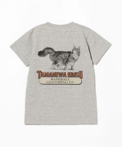 TAMANIWA × こども ビームス / Cat バック プリント Tシャツ （110～150cm）