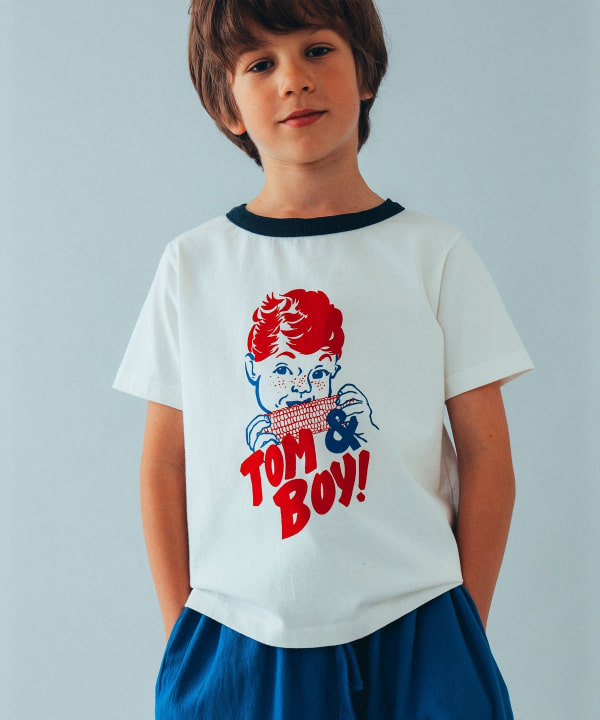 こども ビームス（こども ビームス）TOM&BOY / フェイスロゴ Tシャツ