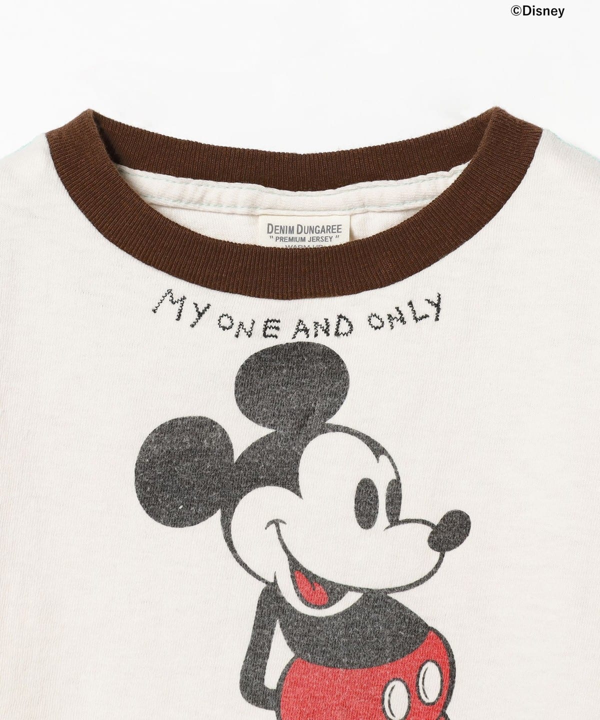 新品】デニムダンガリー ミッキーTシャツ 120cm