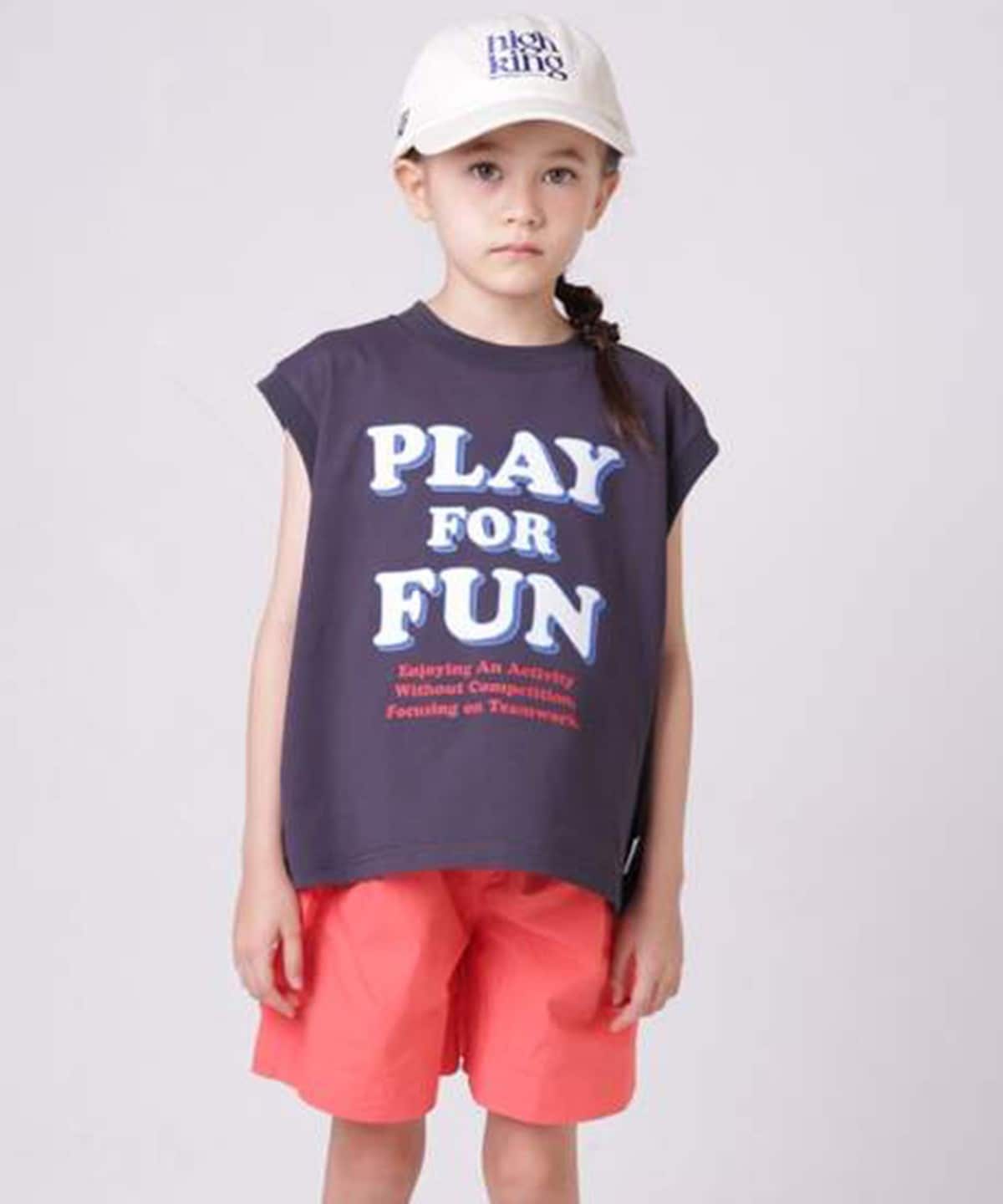 highking ハイキング / fun タンクトップ(100 120cm) Tシャツ・カットソー BLACK 100 highking ハイキング / fun タンクトップ(100 120cm) Tシャツ・カットソー BLACK 100