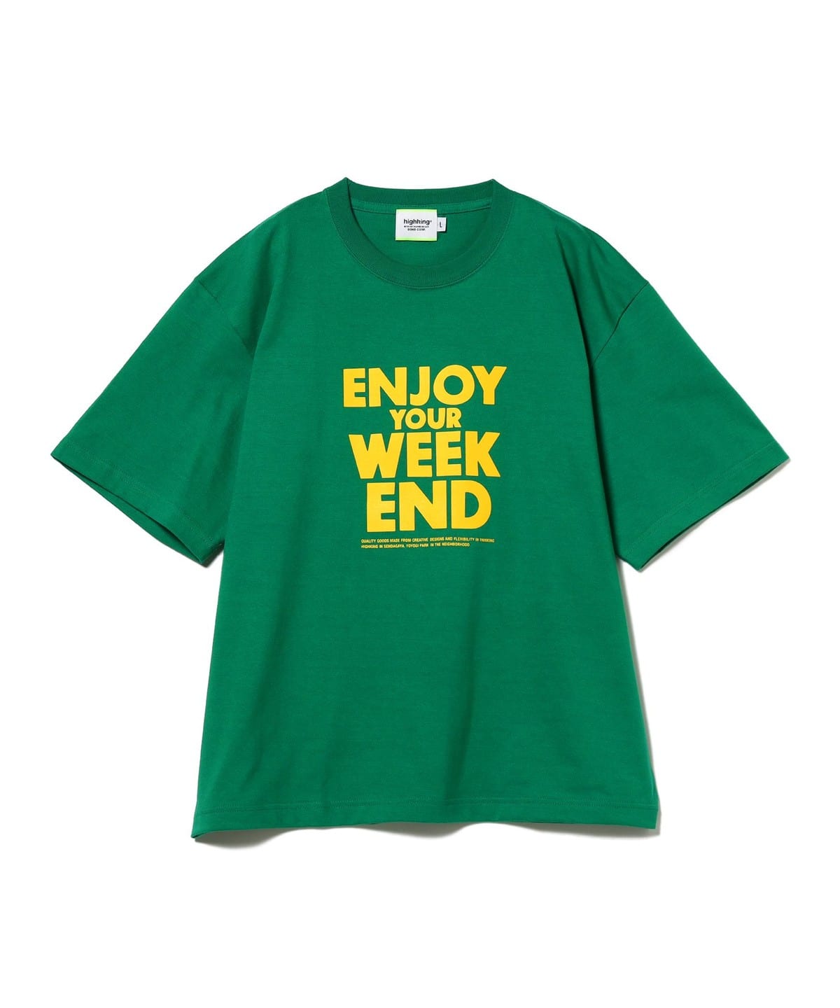 highking ハイキング / enjoy 半袖 Tシャツ(100 170cm) Tシャツ・カットソー green XS(100-110) highking ハイキング / enjoy 半袖 Tシャツ(100 170cm) Tシャツ・カットソー green XS(100-110)
