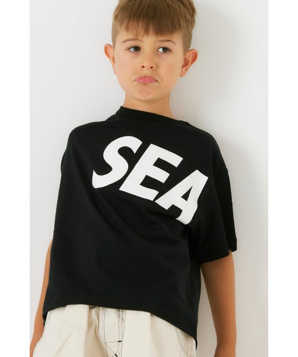 こども ビームス（こども ビームス）SMOOTHY × WIND AND SEA / SEA Tシャツ 24（90～160cm）（Tシャツ・カットソー  Tシャツ）通販｜BEAMS