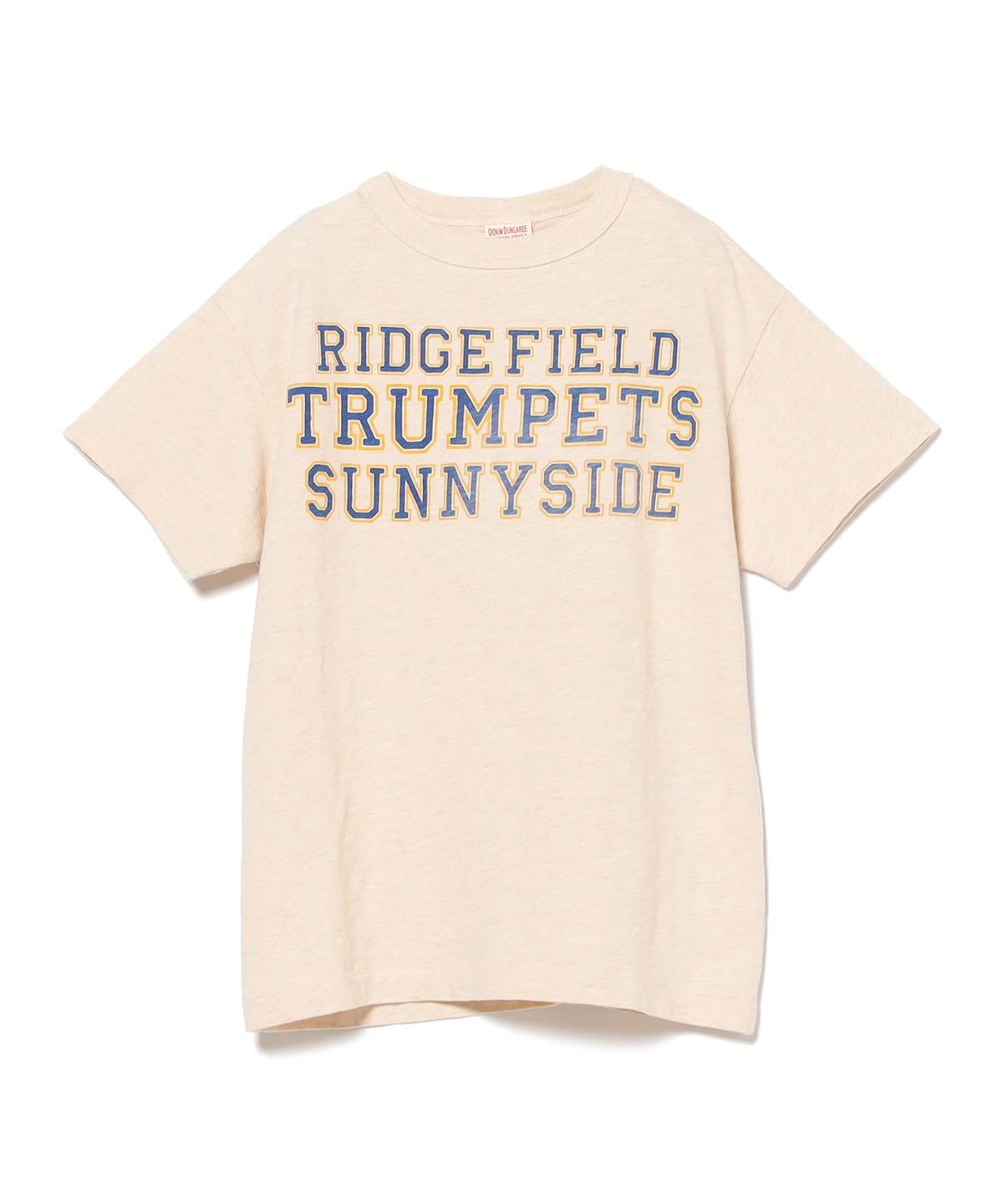 DENIM DUNGAREE / テンジク TRUMPETS Tシャツ 2025SS(130 140cm) Tシャツ・カットソー 110W 生成 130 DENIM DUNGAREE / テンジク TRUMPETS Tシャツ 2025SS(130 140cm) Tシャツ・カットソー 110W 生成 130