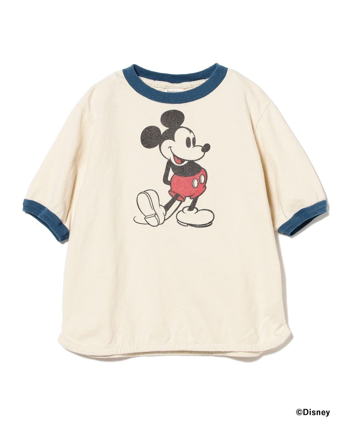 DENIM DUNGAREE / MICKEY 落書き Tシャツ 2025SS(100 120cm) Tシャツ・カットソー 110W 生成 100 DENIM DUNGAREE / MICKEY 落書き Tシャツ 2025SS(100 120cm) Tシャツ・カットソー 110W 生成 100