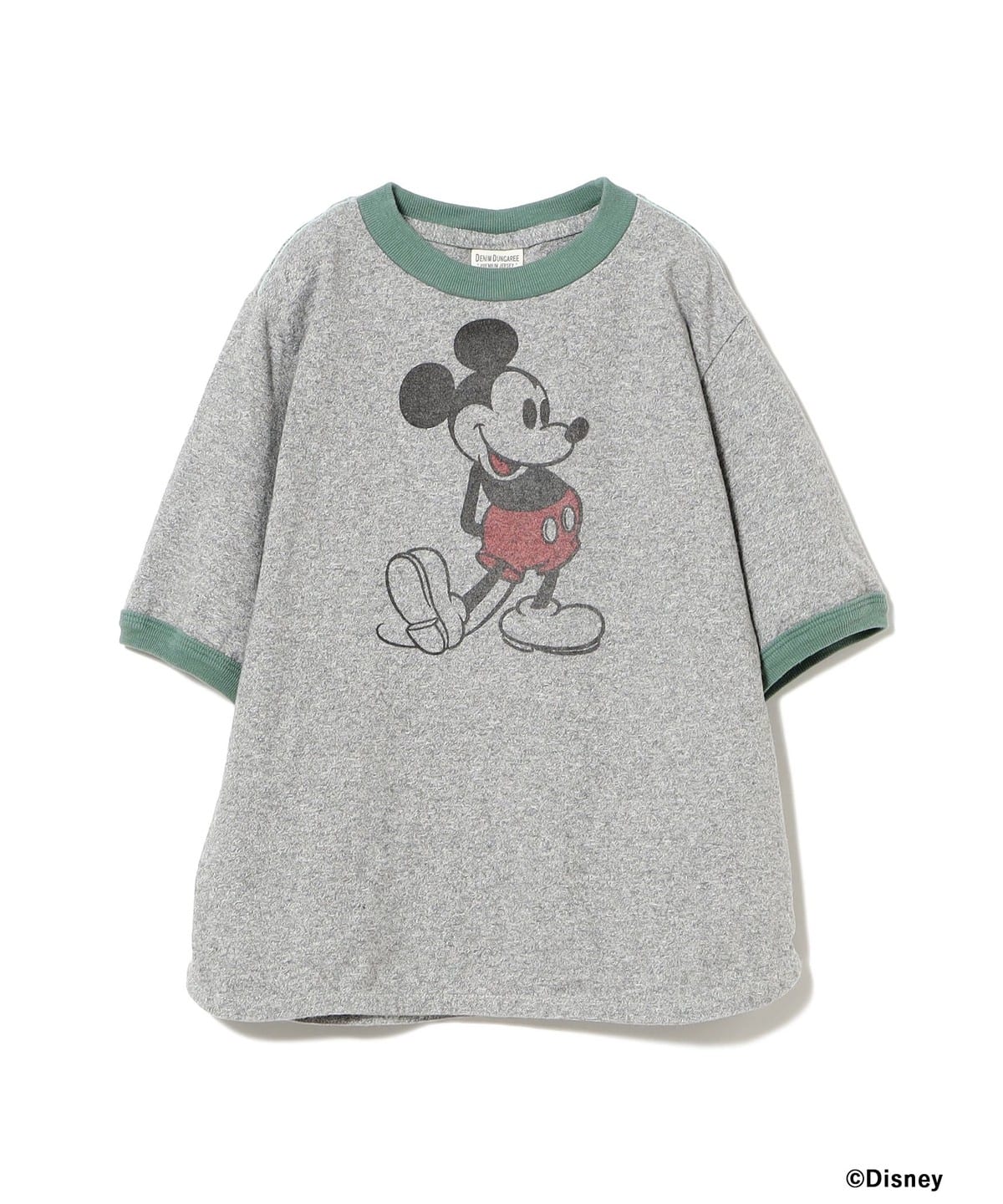 DENIM DUNGAREE / MICKEY 落書き Tシャツ 2025SS(100 120cm) Tシャツ・カットソー 3GR グレー 100 DENIM DUNGAREE / MICKEY 落書き Tシャツ 2025SS(100 120cm) Tシャツ・カットソー 3GR グレー 100