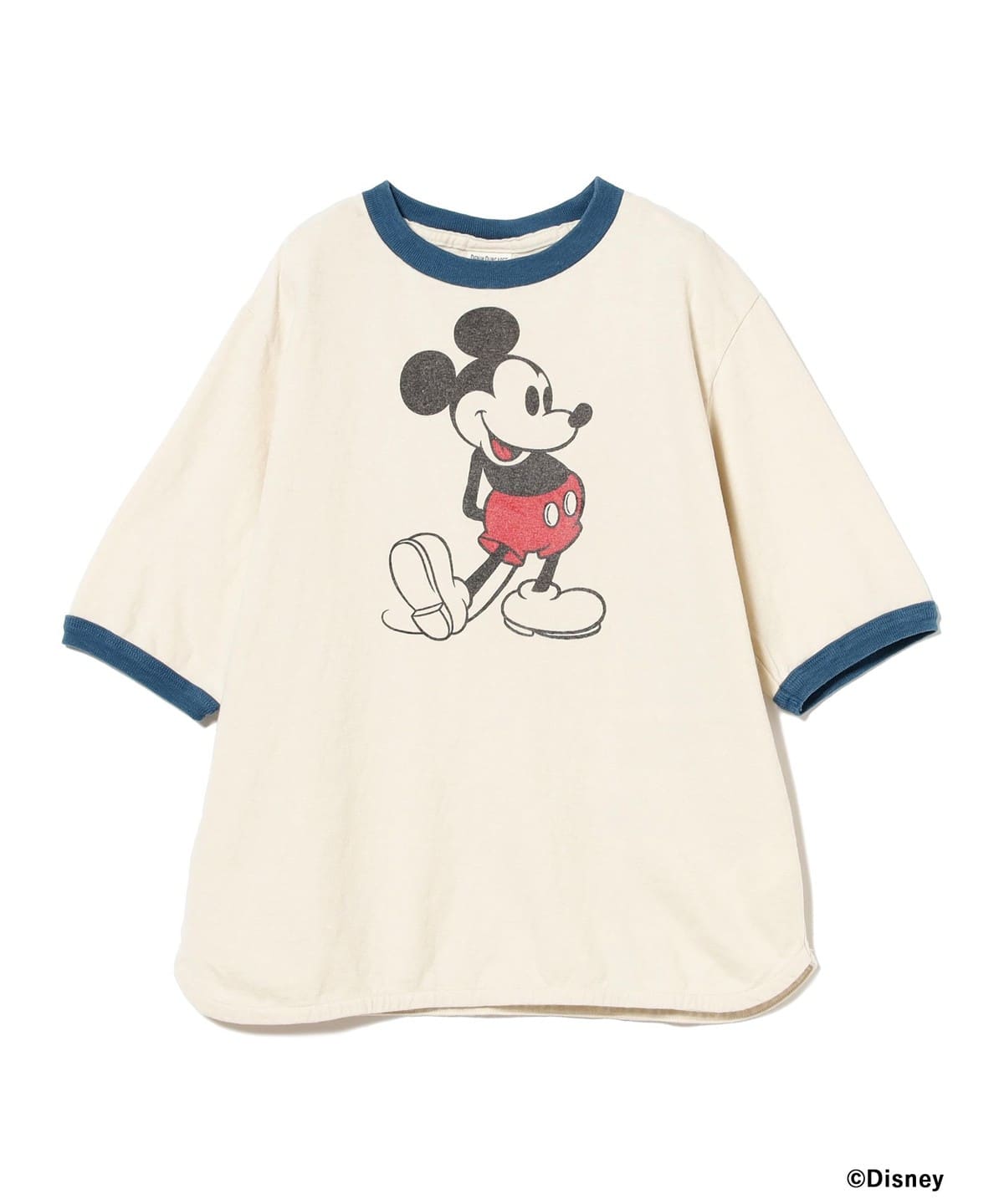 DENIM DUNGAREE / MICKEY 落書き Tシャツ 2025SS(130 140cm) Tシャツ・カットソー 110W 生成 130 DENIM DUNGAREE / MICKEY 落書き Tシャツ 2025SS(130 140cm) Tシャツ・カットソー 110W 生成 130