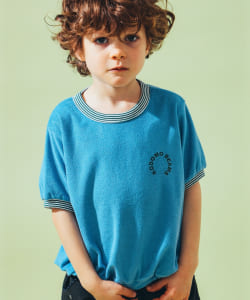 ボーダー リブ パイル Tシャツ 2025（100～140cm）