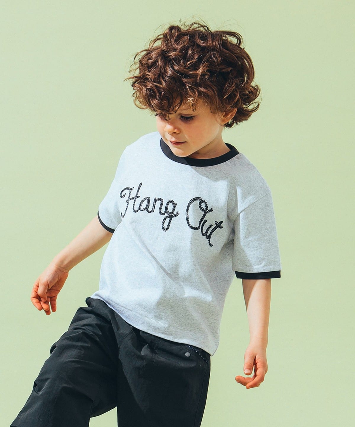 【別注】athletic wear MASON / リンガー Tシャツ 2025SS(100 140cm) Tシャツ・カットソー グレー 100 【別注】athletic wear MASON / リンガー Tシャツ 2025SS(100 140cm) Tシャツ・カットソー グレー 100