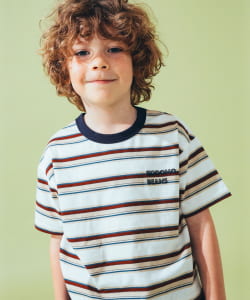 マルチボーダー ショート スリーブ Tシャツ 2025SS（100～140cm）