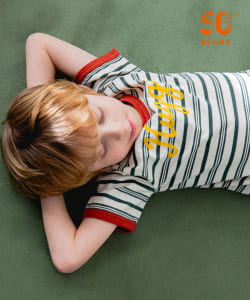 【一部別注】Uhr / キッズ New Embroidery Border Tシャツ 2026SS（3～6才）