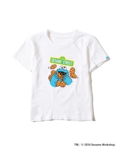 ＜KIDS＞FUJI ROCK FESTIVAL'19 × BEAMS / SESAME STREET クッキーモンスター Tシャツ (90～140cm)