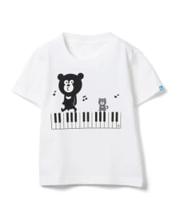 ＜KIDS＞FUJI ROCK FESTIVAL’21 × BEAMS / The Wonderful! Design Works. KEYBOARD BEAR Tシャツ