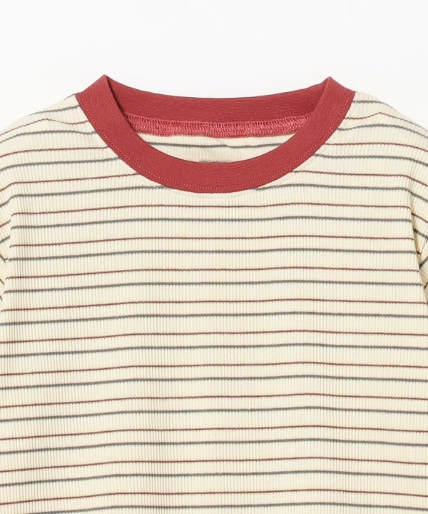 テレコ ボーダー 半袖 Tシャツ 2026FW（90～140cm）
