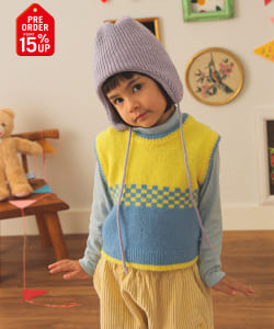【+15%ポイントUP】【別注】LOGAN Knitting Mills / ニット ベスト 2025FW（100～150cm）