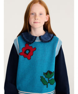 BOBO CHOSES / キッズ Blossom ニット ベスト 2026FW（2～9才）