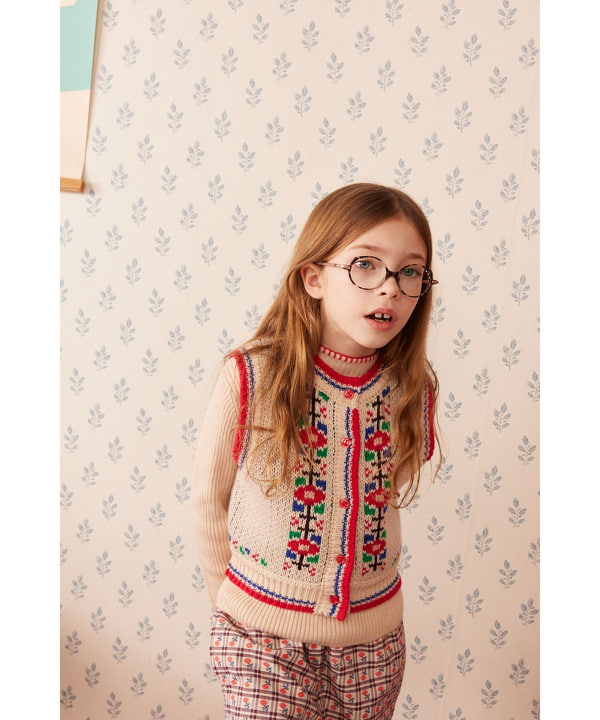 hello Simone / Flower ベスト 2026FW（4～10才）