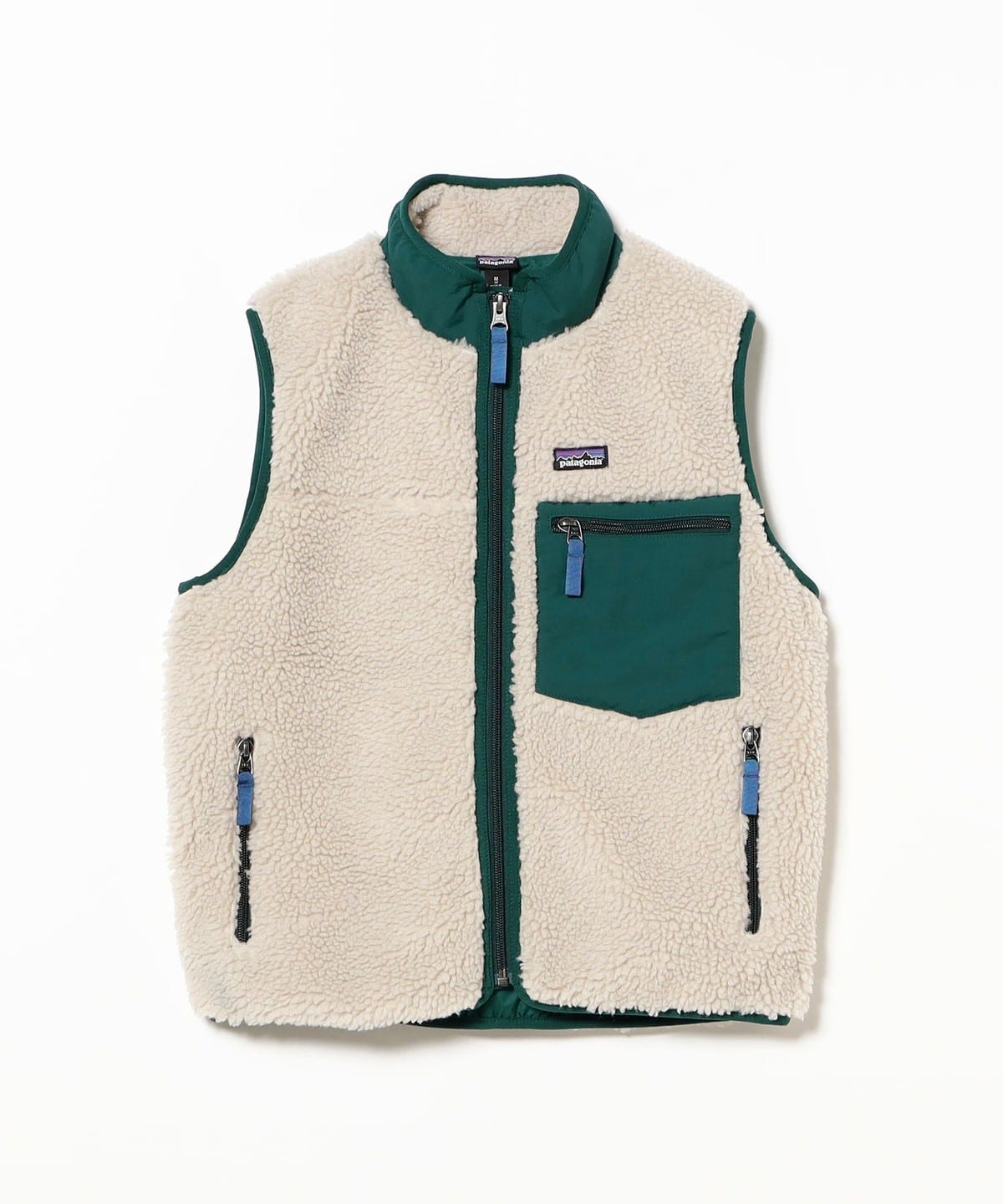 patagonia パタゴニア / キッズ・レトロX・ベスト 2025FW(5才 ) ブルゾン Natural w/Cascade Green M patagonia パタゴニア / キッズ・レトロX・ベスト 2025FW(5才 ) ブルゾン Natural w/Cascade Green M