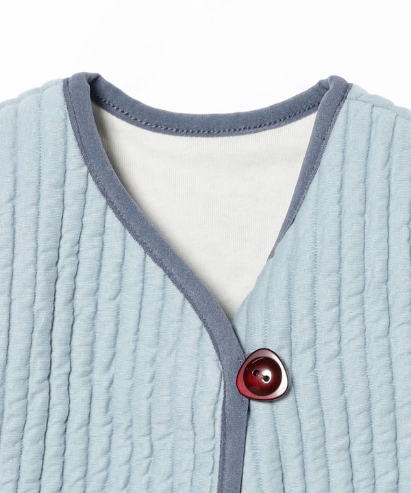 こども ビームス（こども ビームス）ベビー キルティング ベスト