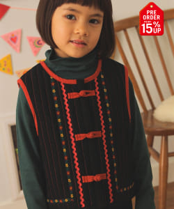 【+15%ポイントUP】チロリアン キルト ベスト 2025FW（90～140cm）