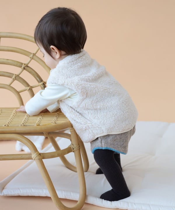 ジップ ボア ベスト 2026FW（70～110cm） Model：H67（cm）Size：70