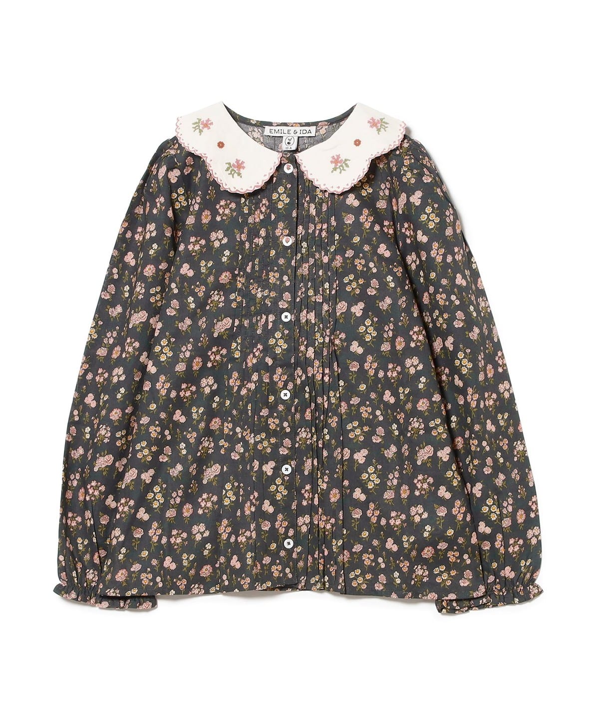 EMILE & IDA / CHAMPETRE ブラウス (8 10才) シャツ・ブラウス CHAMPETRE NOIR 10y EMILE & IDA / CHAMPETRE ブラウス (8 10才) シャツ・ブラウス CHAMPETRE NOIR 10y