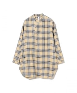 MOUN TEN. / チェック フランネル ロングシャツ 2025FW（150～160cm）