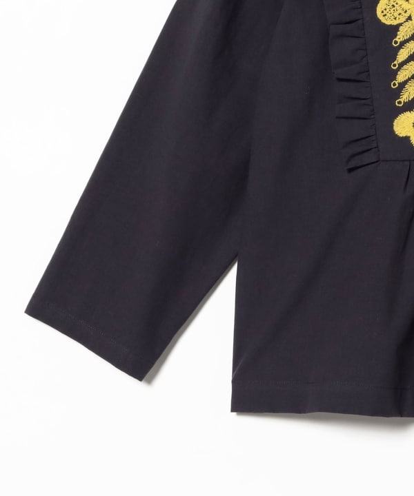 ミナペルホネン swing garden ブラウス【新品 36】 swing garden クルーネックブラウス - minä perhonen