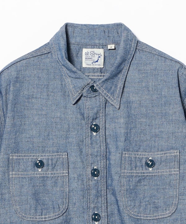 【別注】orSlow / シャンブレー ワーク シャツ 2026（100～150cm）