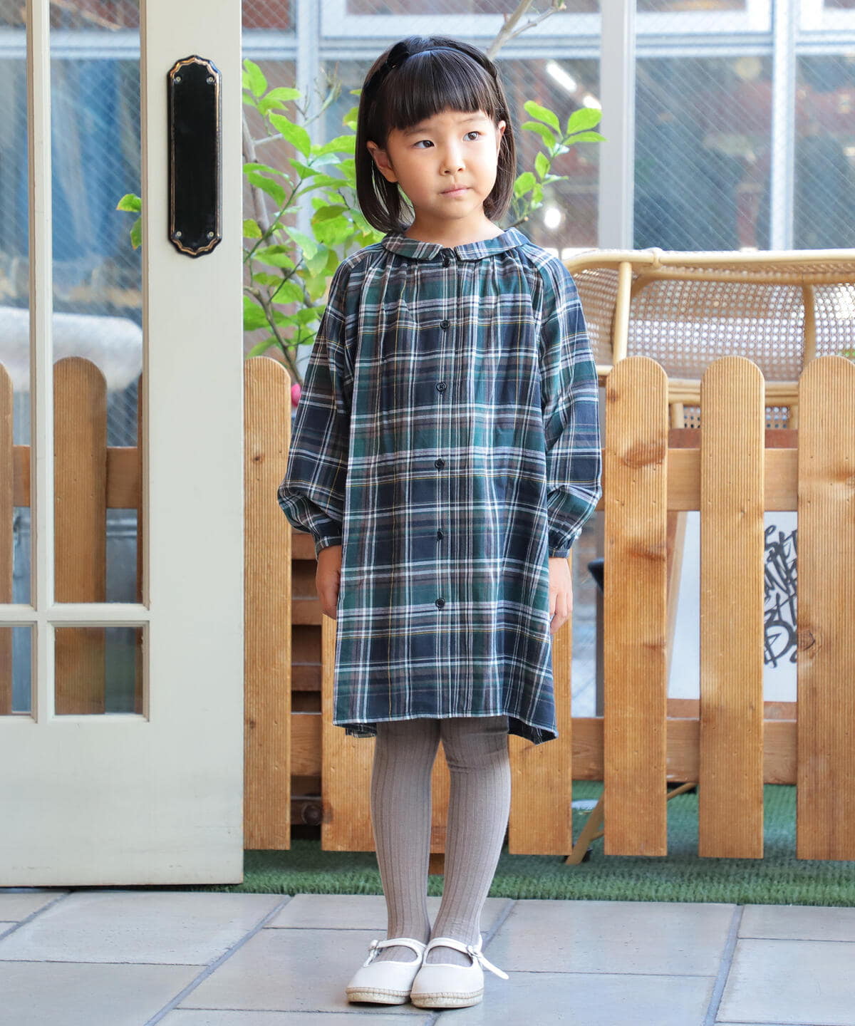 Kodomo BEAMS (Kodomo BEAMS) [Outlet] Kodomo BEAMS /checked shirt