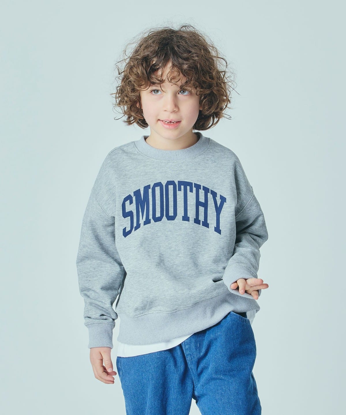 SMOOTHY スムージー / カレッジ トレーナー(110 160cm) トップス GRAY L(130-140) SMOOTHY スムージー / カレッジ トレーナー(110 160cm) トップス GRAY L(130-140)