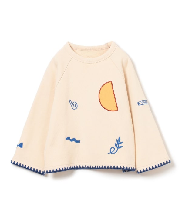SAILORS 切り替えネイビーBFF刺繍トレーナー【2】サイズ