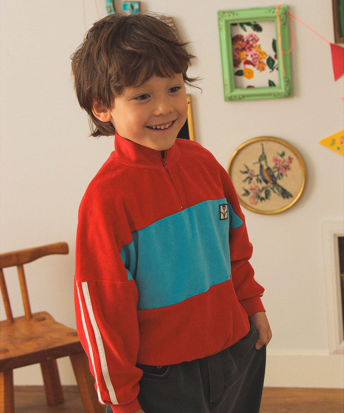 こども ビームス（こども ビームス）The Campamento / ハーフ ジップ