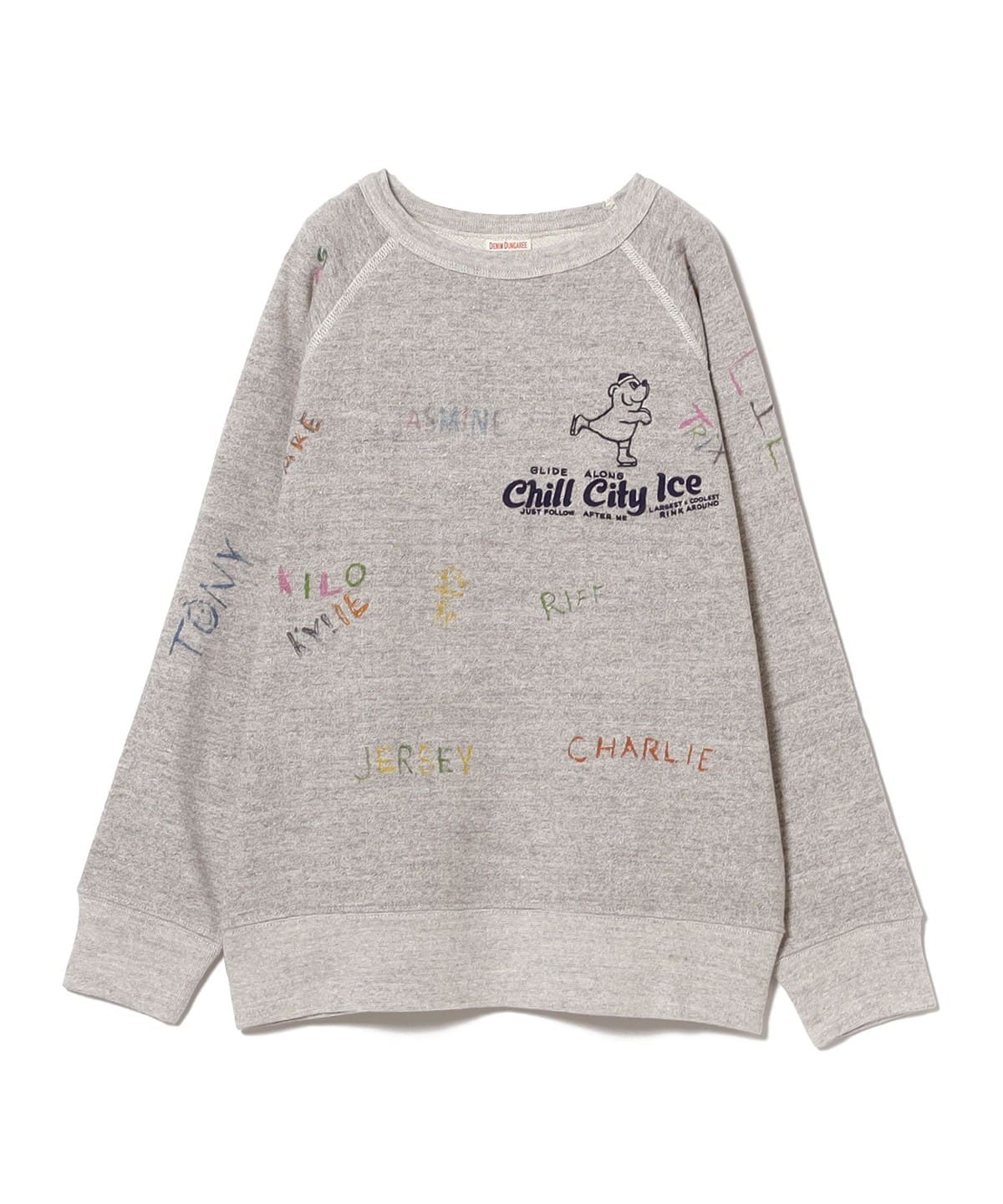 DENIM DUNGAREE / FRIENDS スウェット 2025FW(135 145cm) トップス GRAY 145 DENIM DUNGAREE / FRIENDS スウェット 2025FW(135 145cm) トップス GRAY 145