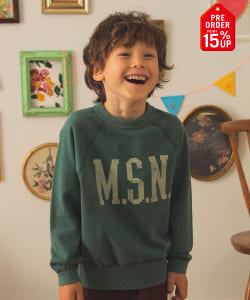 【+15%ポイントUP】【別注】athletic wear MASON / プリント スウェット 2025FW（100～160cm）