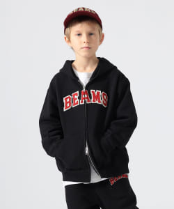 BEAMS meets こども ビームス / BEAMS ロゴ ベーシック フルジップフーディ （110～160cm）