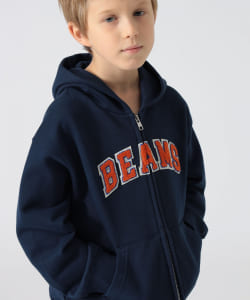 BEAMS meets こども ビームス / BEAMS ロゴ ベーシック フルジップフーディ （110～160cm）
