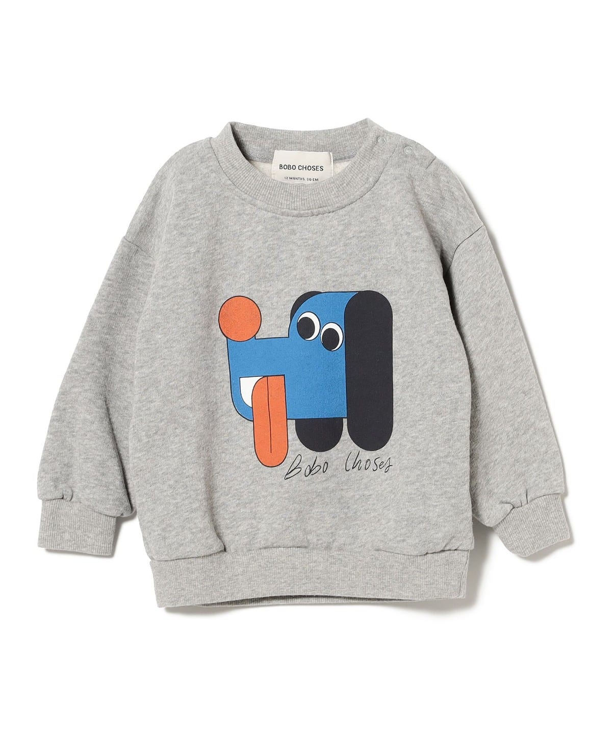 【モアバリエーション開催】BOBO CHOSES ボボショーズ / ベビー Doggy スウェット 2025FW(6 24ヵ月) トップス GREY 12m 【モアバリエーション開催】BOBO CHOSES ボボショーズ / ベビー Doggy スウェット 2025FW(6 24ヵ月) トップス GREY 12m