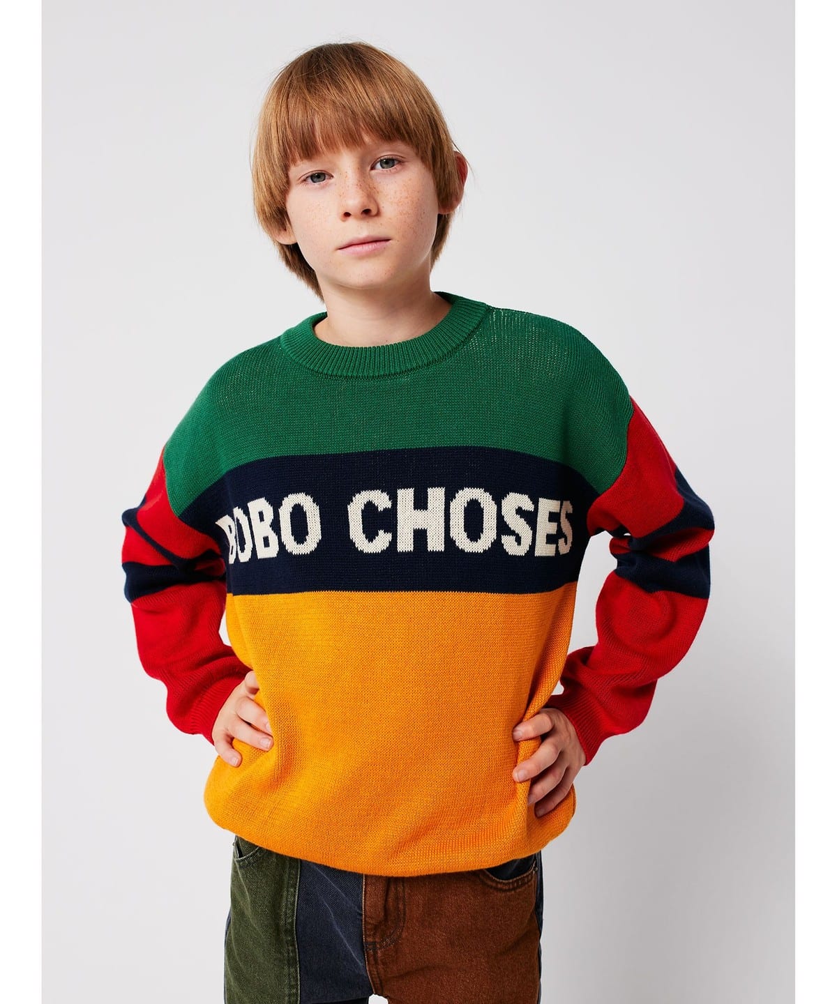【モアバリエーション開催】BOBO CHOSES ボボショーズ / キッズ カラーブロック プルオーバー 2025FW(2 9才) トップス color block 2-3Y 【モアバリエーション開催】BOBO CHOSES ボボショーズ / キッズ カラーブロック プルオーバー 2025FW(2 9才) トップス color block 2-3Y