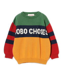 【モアバリエーション開催】BOBO CHOSES / キッズ カラーブロック プルオーバー 2025FW（2～9才）