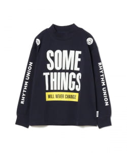 RHYTHM UNION / モックネック ロングスリーブ Tシャツ（100～160cm）