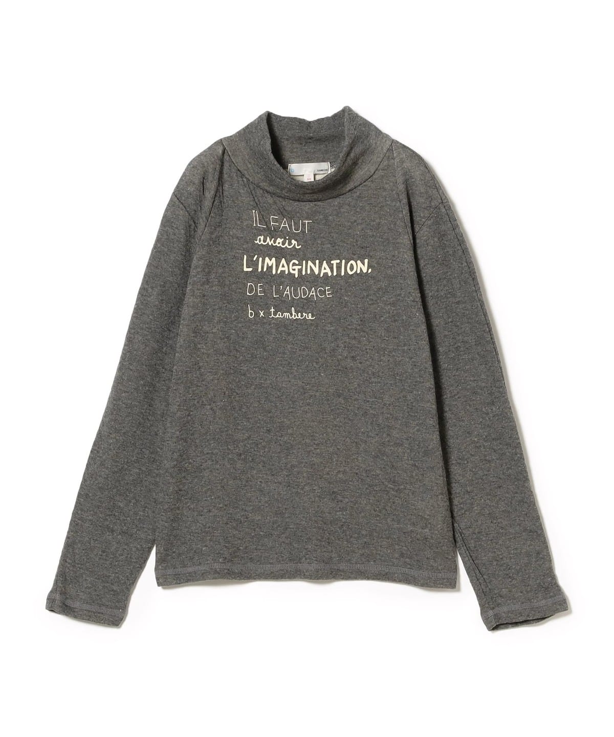 【別注】TAMBERE / タートルネック Tシャツ (4 10才) Tシャツ・カットソー CHARCOAL 6y 【別注】TAMBERE / タートルネック Tシャツ (4 10才) Tシャツ・カットソー CHARCOAL 6y