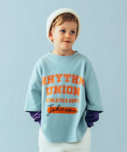 RHYTHM UNION / レイヤード ロング スリーブ Tシャツ 23（120～160cm）