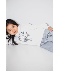 paperboy × Kodomo BEAMS / ロングスリーブ Tシャツ（120～160cm）
