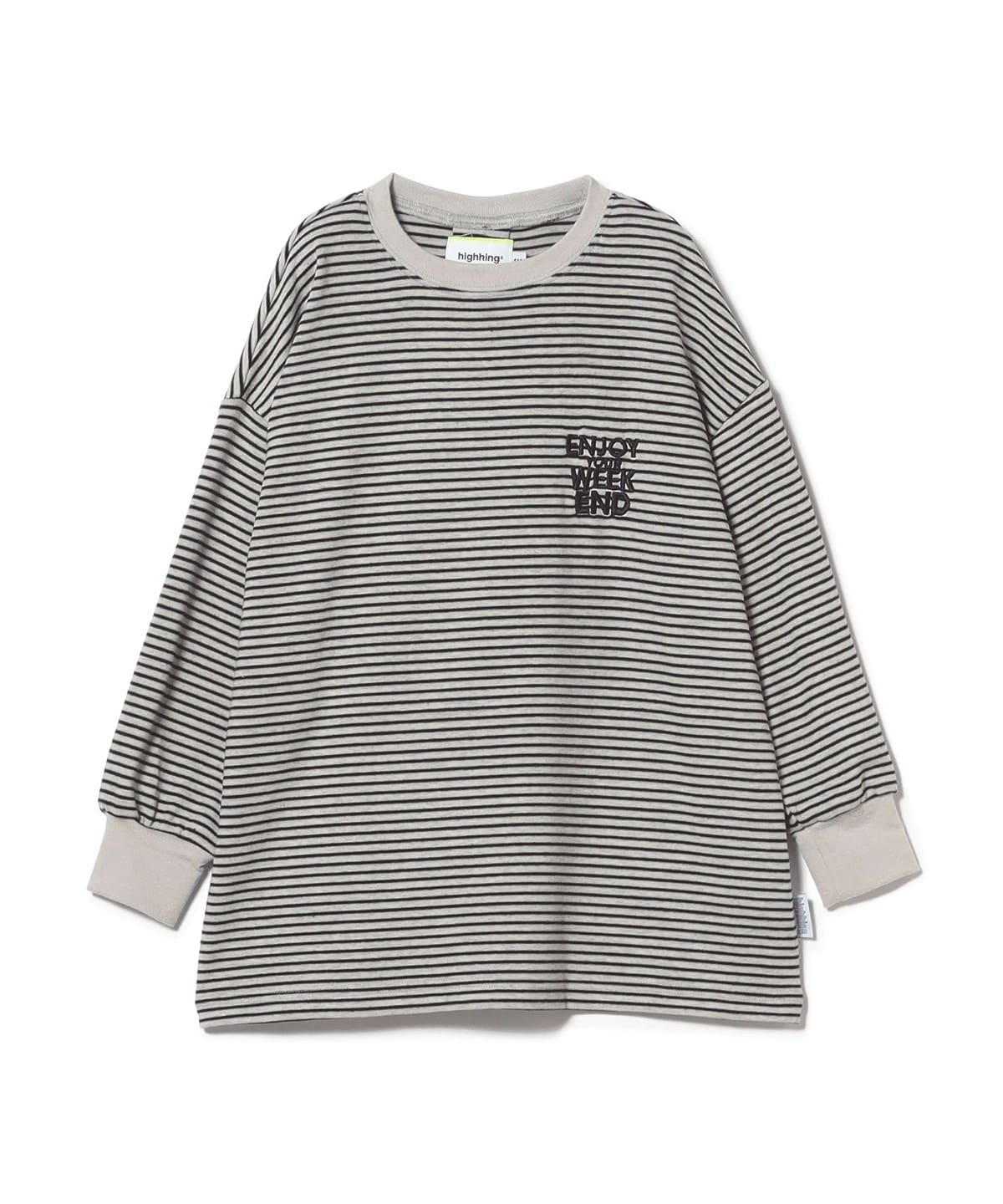 highking ハイキング / sad ボーダー 長袖 Tシャツ (100 120cm) Tシャツ・カットソー boder-black 110 highking ハイキング / sad ボーダー 長袖 Tシャツ (100 120cm) Tシャツ・カットソー boder-black 110