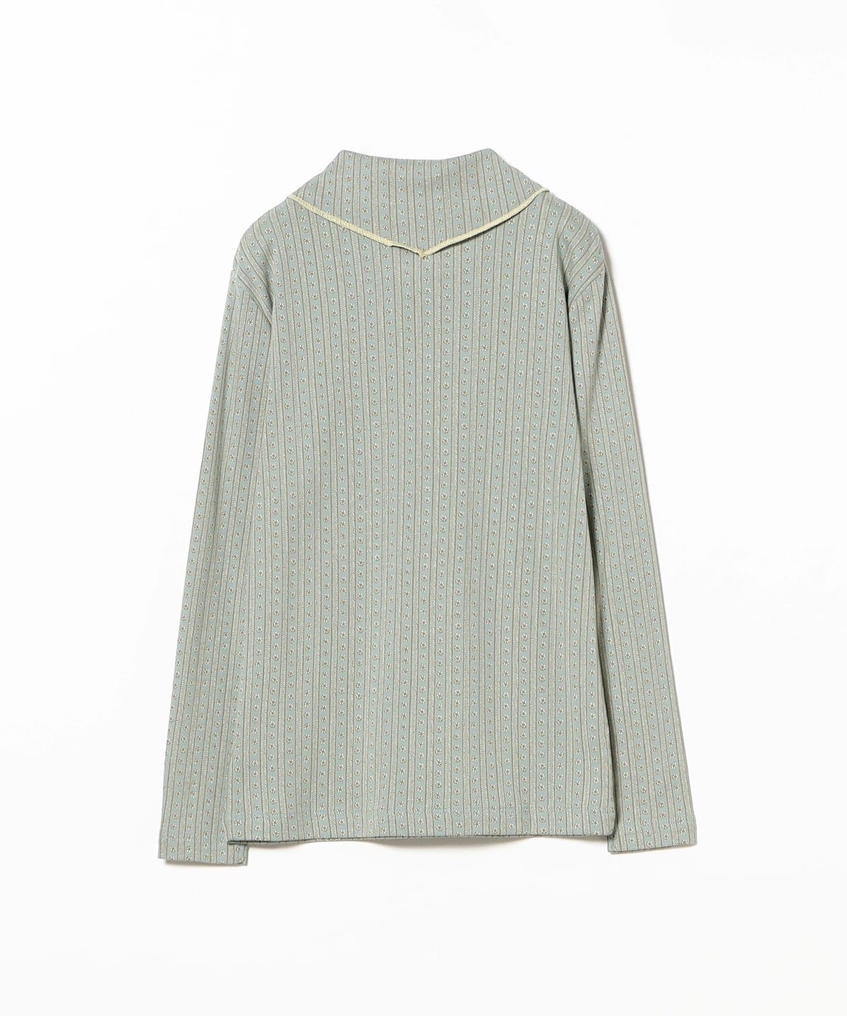 Misha & Puff 幾何学模様 長袖カットソー 12-18m LAST！Misha&Puff(ミーシャアンドパフ）／Turtleneck - Sage Cat